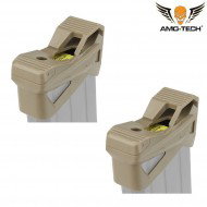 SET 2 pezzi dark earth estrattore caricatori 5.56 serie stanag amo-tech® (amt-wo-ex1203t)
