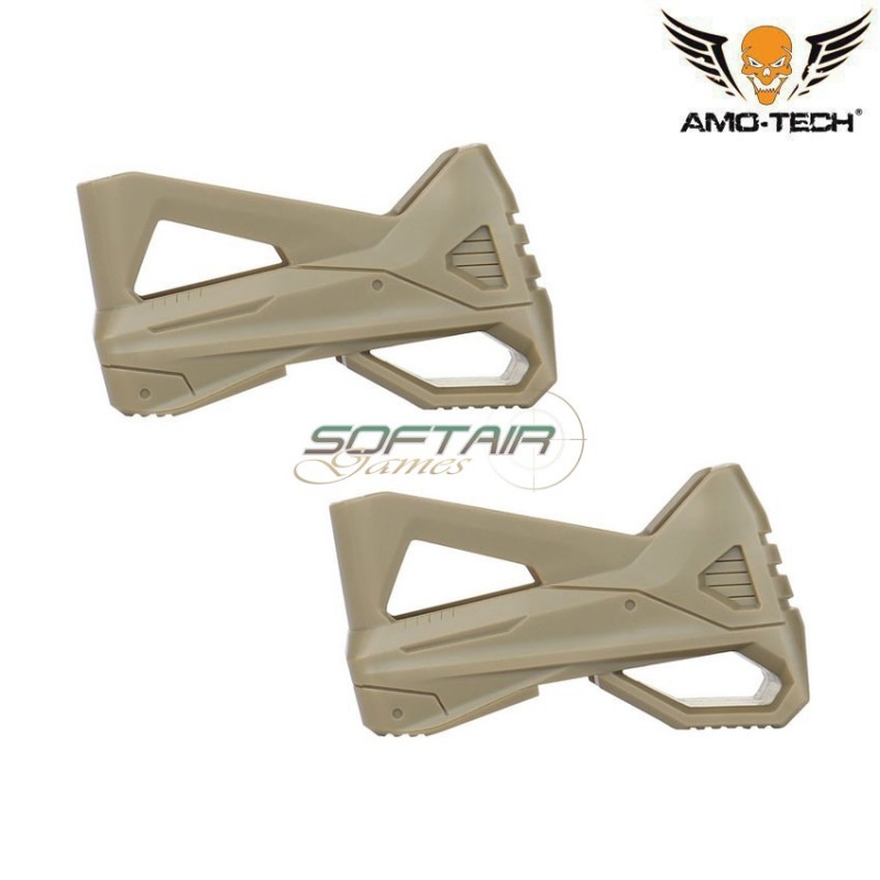 SET 2 pezzi dark earth estrattore caricatori 5.56 serie stanag amo-tech® (amt-wo-ex1203t)
