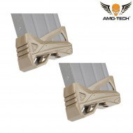 SET 2 pezzi dark earth estrattore caricatori 5.56 serie stanag amo-tech® (amt-wo-ex1203t)