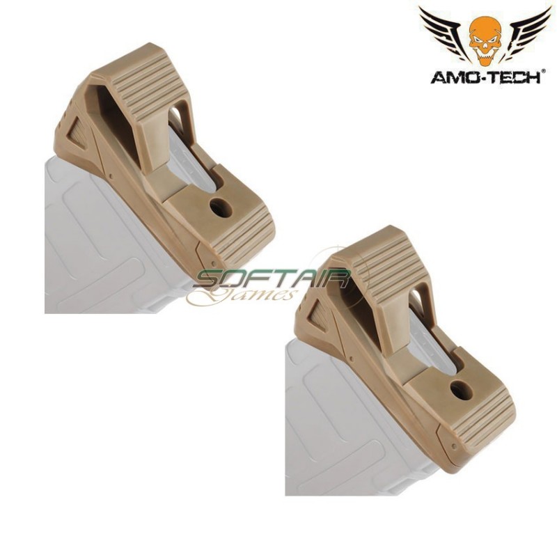 SET 2 pezzi dark earth estrattore caricatori 5.56 serie pg amo-tech® (amt-wo-ex1204t)