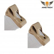SET 2 pezzi dark earth estrattore caricatori 5.56 serie pg amo-tech® (amt-wo-ex1204t)