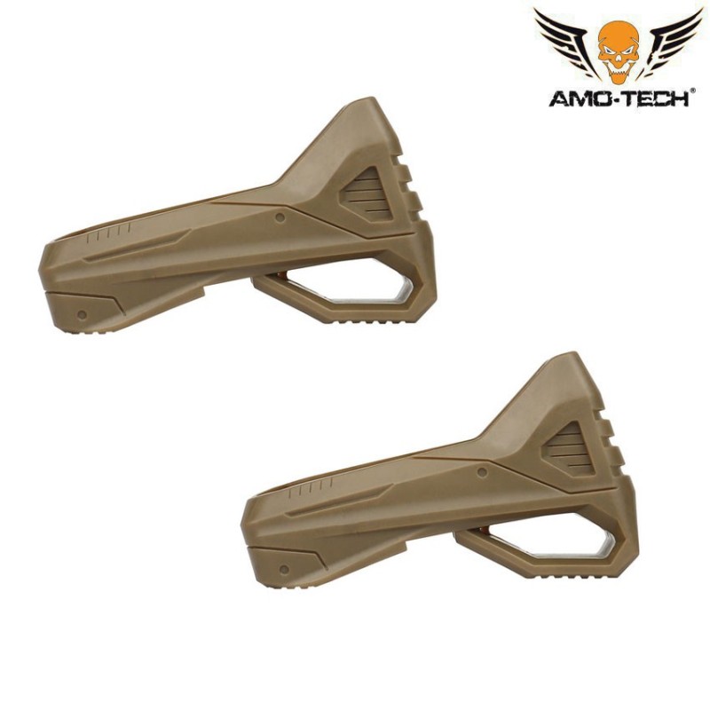 SET 2 pezzi dark earth estrattore caricatori 5.56 serie pg amo-tech® (amt-wo-ex1204t)