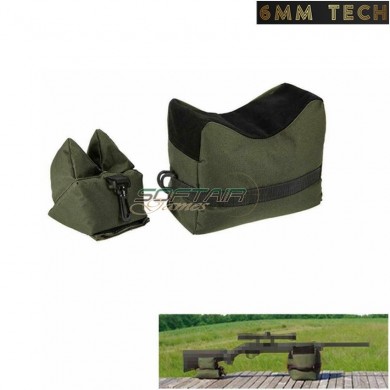 Borsa di supporto tattica per sniper VERDE 6MM TECH (6mmt-01-od)