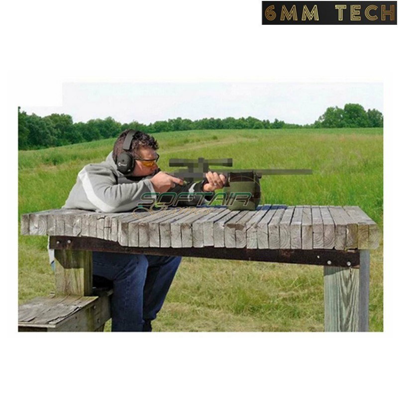 Tactical support bag for sniper GREEN 6MM TECH (6mmt-01-od)