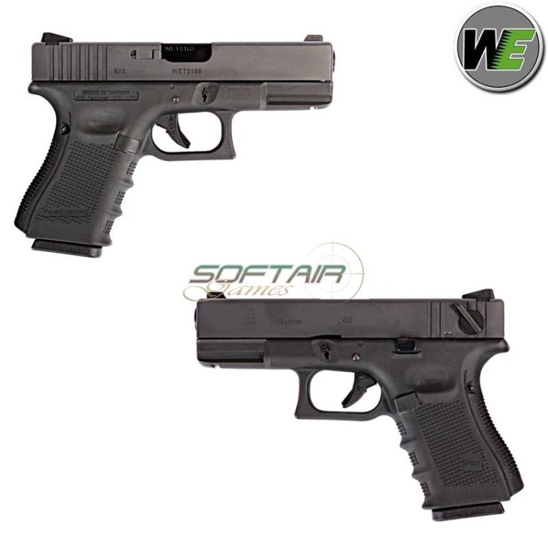 Pistola a gas glock 23 gen.4 black we (we-we00093)