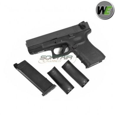 Gas gbb pistol glock 23 gen.4 black we (we-we00093)