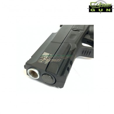 Pistola A Co2 Pt24/7 G2 Full Black Cybergun (210520)