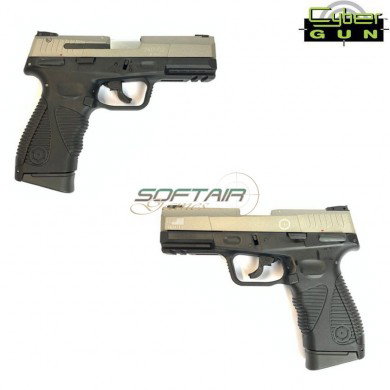 Pistola A Co2 Pt24/7 G2 Silver Slide Cybergun (210529)