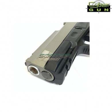 Pistola A Co2 Pt24/7 G2 Silver Slide Cybergun (210529)