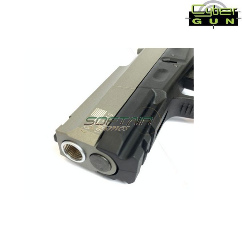 Pistola A Co2 Pt24/7 G2 Silver Slide Cybergun (210529)