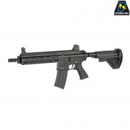 Fucile elettrico HK416 type 801 carbine nero full metal double bell (db-801-bk)