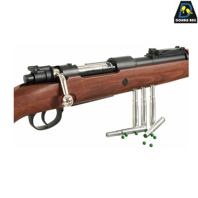 Spring rifle wwii kar98k shell ejecting double bell (db-fb2160p/000283)