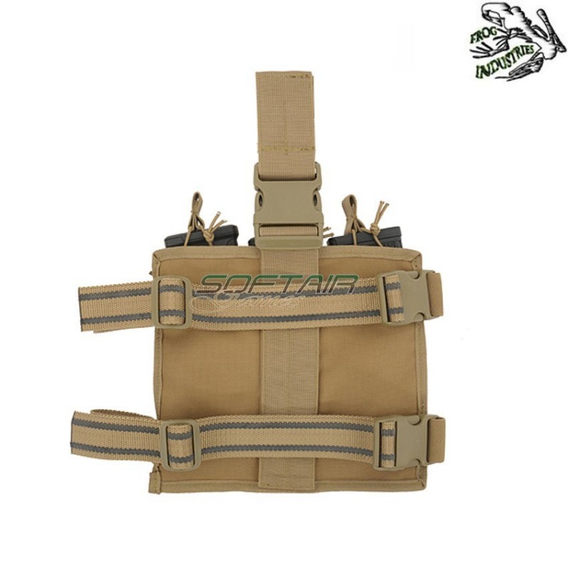 Drop leg panel m4 six-mag coyote frog industries® (fi-m51613222-tan)