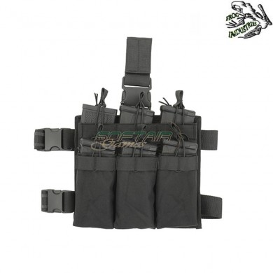 Drop leg panel m4 six-mag black frog industries® (fi-m51613222-bk)