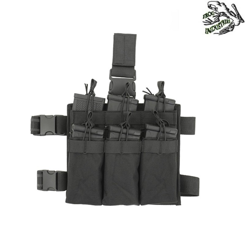 Drop leg panel m4 six-mag black frog industries® (fi-m51613222-bk)