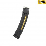 Caricatore monofilare 130bb c/dummy bullets nero per mp5 cyma (cm-c295/cy0289)