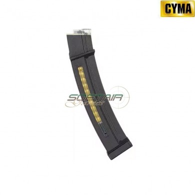 Mid-cap magazine 130bb w/dummy bullets black for mp5 cyma (cm-c295/cy0289)