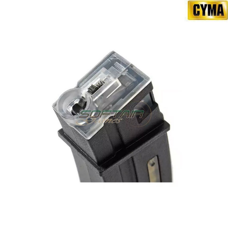 Mid-cap magazine 130bb w/dummy bullets black for mp5 cyma (cm-c295/cy0289)