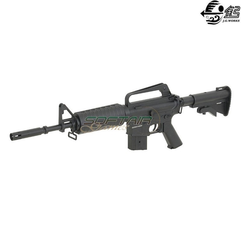 Electric rifle vietnam war xm177 black full metal jing gong (jg-4008t)