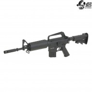 Electric rifle vietnam war xm177 black full metal jing gong (jg-4008t)