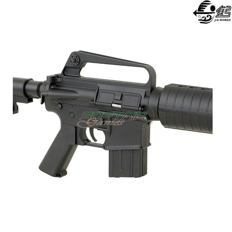 Electric rifle vietnam war xm177 black full metal jing gong (jg-4008t)