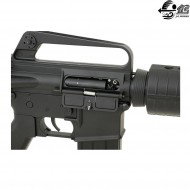 Fucile elettrico vietnam war xm177 nero full metal jing gong (jg-4008t)