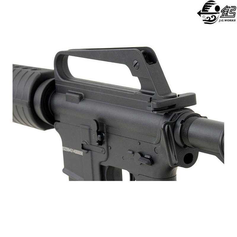 Fucile elettrico vietnam war xm177 nero full metal jing gong (jg-4008t)