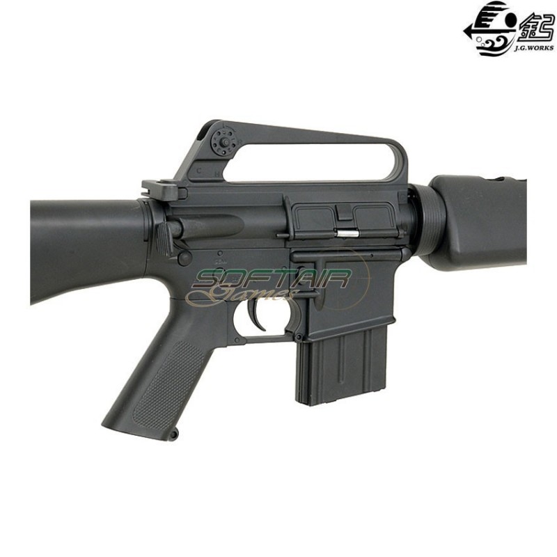 Electric rifle vietnam war m16a1 black full metal jing gong (jg-1601t)