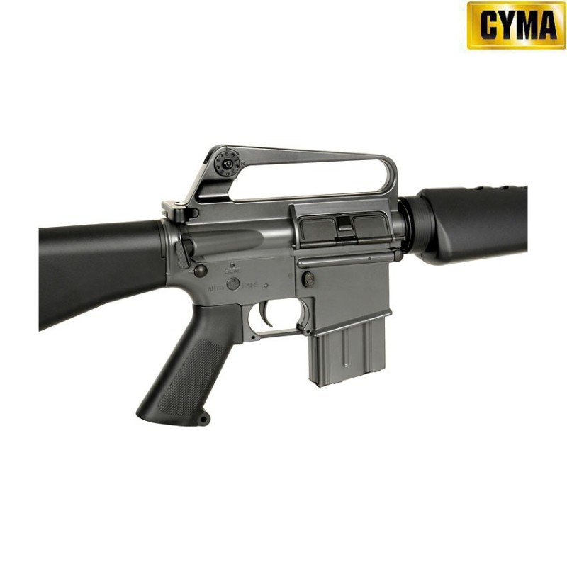 Fucile elettrico mosfet edition vietnam war m16a1 gray finish full metal cyma (cm-cm009c)