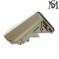 Calcio sopmod crane regolabile dark earth milsim series (ms-52-de)