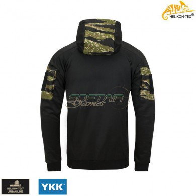 ROGUE Hoodie FullZip Black/Tiger Stripe Helikon-tex® (ht-bl-rhf-po-0162a)