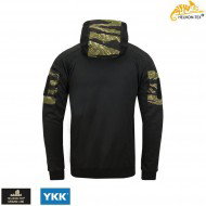 ROGUE Hoodie FullZip Black/Tiger Stripe Helikon-tex® (ht-bl-rhf-po-0162a)
