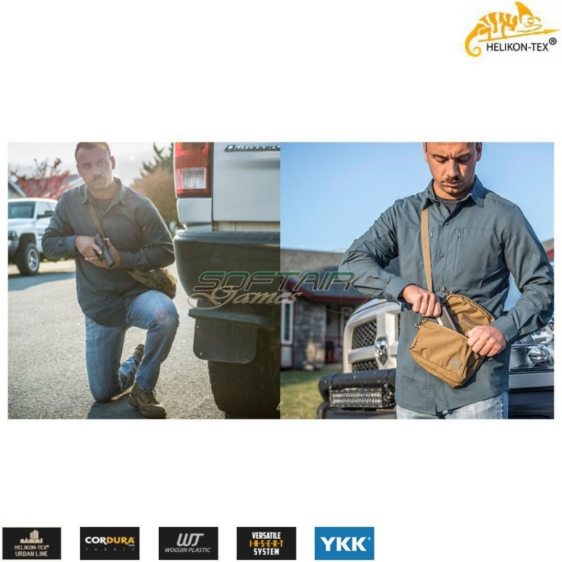 Borsa a tracolla edc compact coyote brown Helikon-tex® (ht-tb-ecs-cd-11)