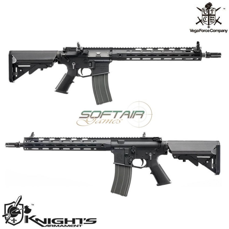 Fucile a gas gbbr sr16 e3 mod2 carbine black kac vfc (vf2-lsr16e3-bk01)