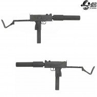 Submachine electric gun mac-10 smg full set black jing gong (jg-0452)