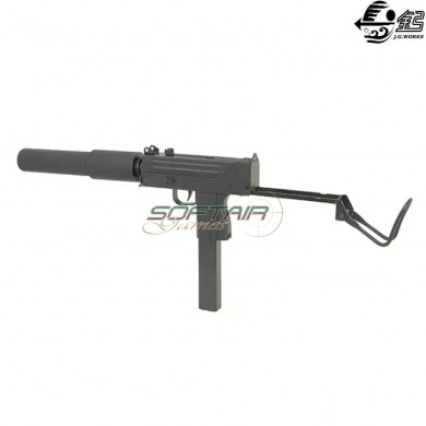 Mitraglietta elettrica mac-10 smg full set black jing gong (jg-0452)