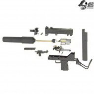 Submachine electric gun mac-10 smg full set black jing gong (jg-0452)