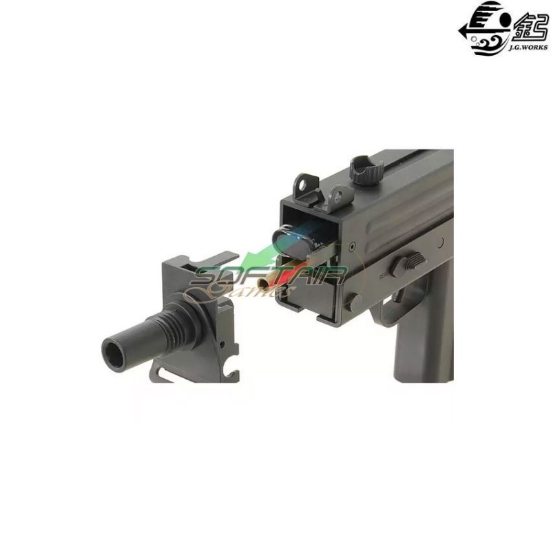 Submachine electric gun mac-10 smg full set black jing gong (jg-0452)