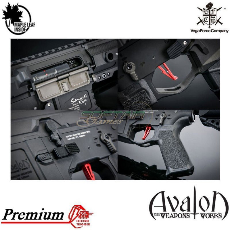 NEW 2021 Version fucile elettrico avalon premium samurai edge cqb black vfc (av1-m4edgsbk01)