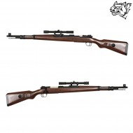 Fucile a molla c/ottica wwii kar 98k sniper snow wolf (sw-024809)