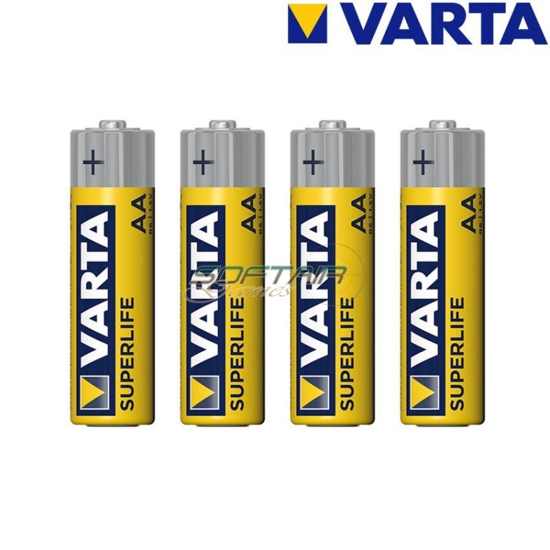 Set 4x batteria AA stilo superlife varta (va-30855)