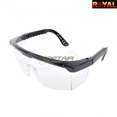 Occhiali Simple Black Frame & Clear Lense Royal (h606-b45)