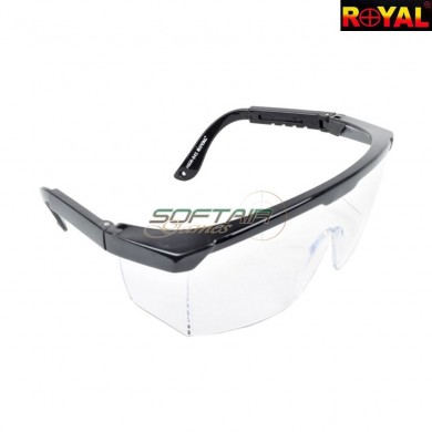 Tactical Simple Eyewear Black Frame & Clear Lense Royal (h606-b45)