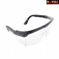 Occhiali Simple Black Frame & Clear Lense Royal (h606-b45)