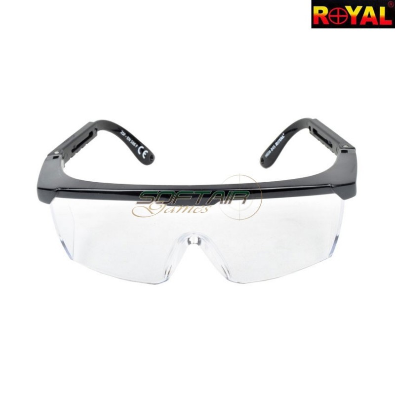 Occhiali Simple Black Frame & Clear Lense Royal (h606-b45)
