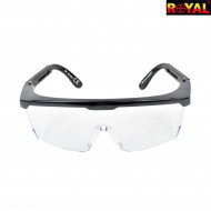 Occhiali Simple Black Frame & Clear Lense Royal (h606-b45)