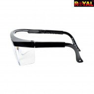 Occhiali Simple Black Frame & Clear Lense Royal (h606-b45)