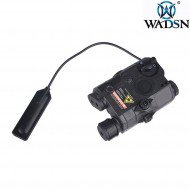 Peq15 la5 black laser rosso & torcia led wadsn (wdx001-bk)