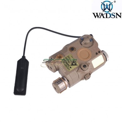 Peq15 la5 dark earth laser rosso & torcia led wadsn (wdx001-de)