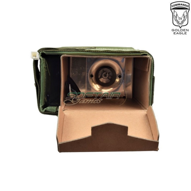 Caricatore elettrico olive drab 4000bb per serie m240 golden eagle (ge-m-240)